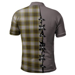 Clan Buchanan Dress Tartan Polo Shirt - Lion Rampant And Celtic Thistle Style HN18 Buchanan Dress Tartan Tartan Polo