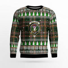 Clan Buchanan Hunting Crest Tartan Christmas Ugly Sweater RX58 Buchanan Hunting Crest Tartan Tartan Ugly Sweater
