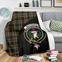 Clan Buchanan Hunting Tartan Crest Blanket Wave Style NH80 Clan Buchanan Tartan Today