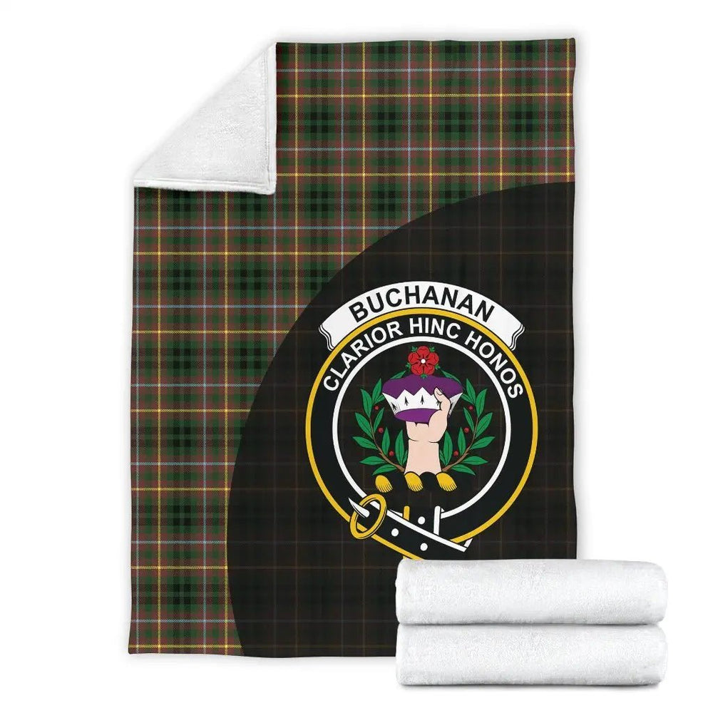 Clan Buchanan Hunting Tartan Crest Blanket Wave Style NH80 Clan Buchanan Tartan Today