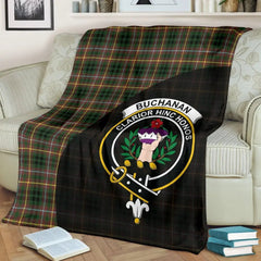 Clan Buchanan Hunting Tartan Crest Blanket Wave Style NH80 Clan Buchanan Tartan Today