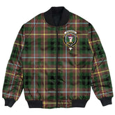 Clan Buchanan Hunting Tartan Crest Bomber Jacket OS63 Buchanan Hunting Tartan Tartan Bomber Jacket
