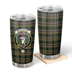 Clan Buchanan Hunting Tartan Crest Tumbler OV19 Clan Buchanan Tartan Today