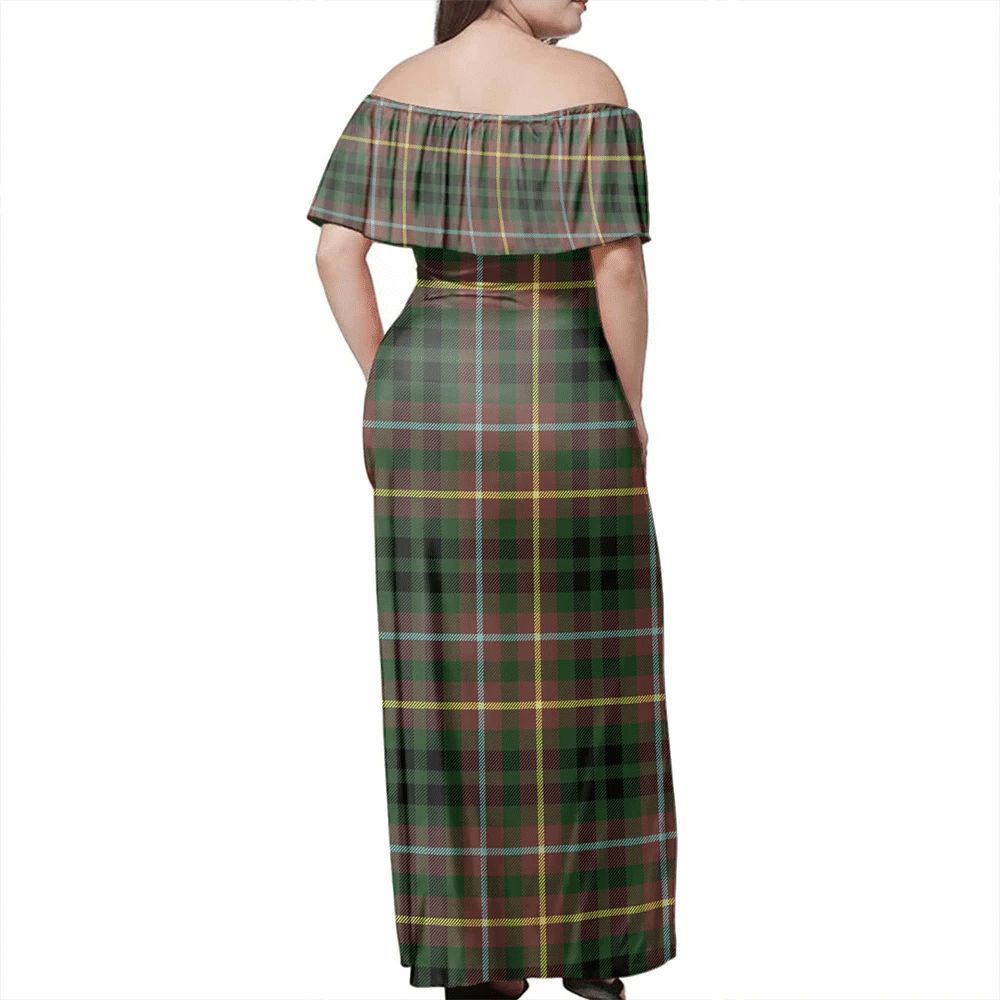 Clan Buchanan Hunting Tartan Hawaii Dress IX54 Clan Buchanan Tartan Hawaii Dress