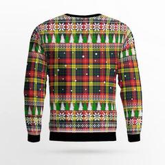 Clan Buchanan Modern Tartan Christmas Ugly Sweater OP70 Buchanan Modern Tartan Tartan Ugly Sweater