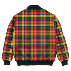 Clan Buchanan Modern Tartan Clan Bomber Jacket NX64 Buchanan Modern Tartan Tartan Bomber Jacket