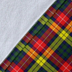 Clan Buchanan Modern Tartan Crest Blanket Wave Style TN42 Clan Buchanan Tartan Today