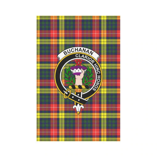 Clan Buchanan Modern Tartan Crest Garden Flag NP13 Clan Buchanan Tartan Today