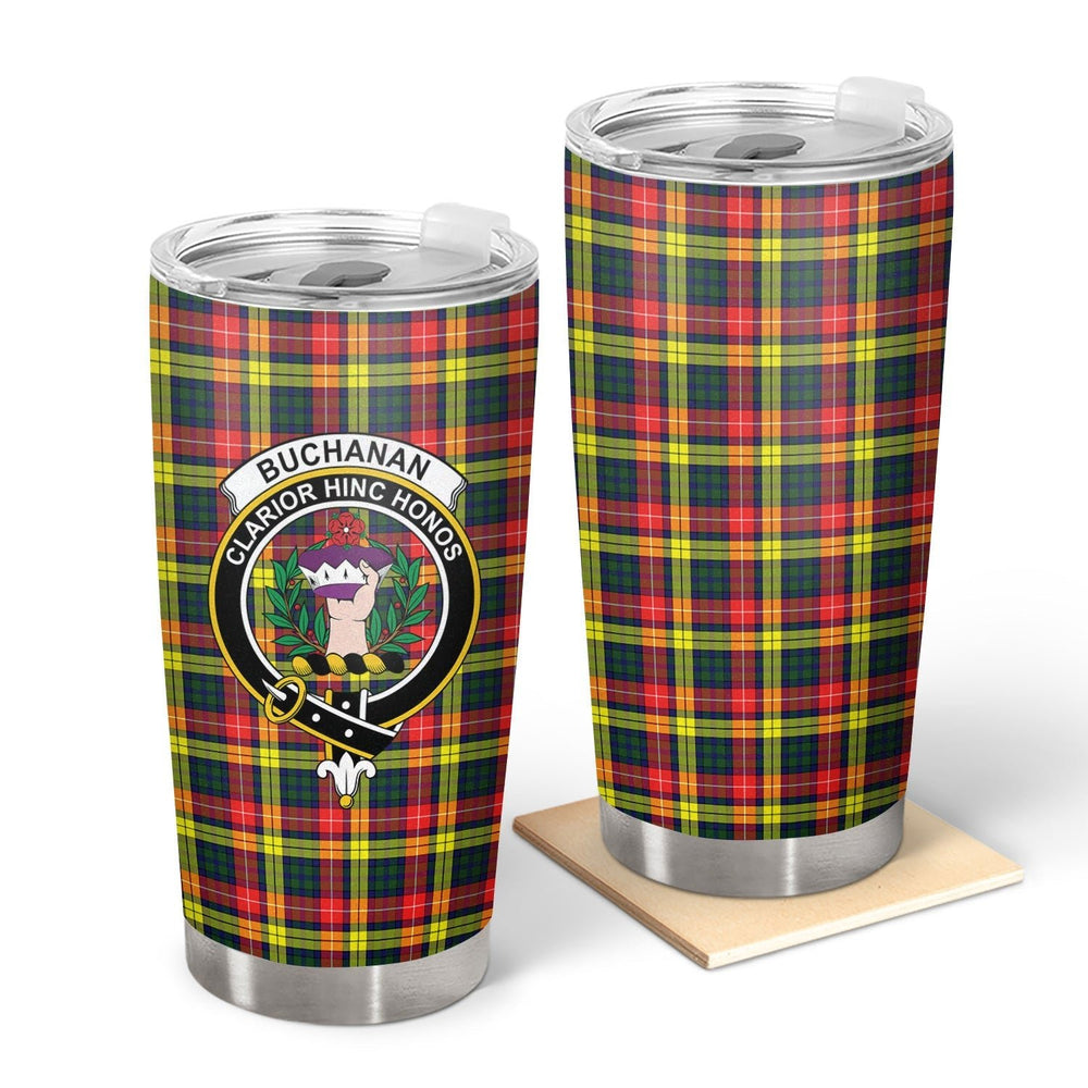 Clan Buchanan Modern Tartan Crest Tumbler WQ69 Clan Buchanan Tartan Today