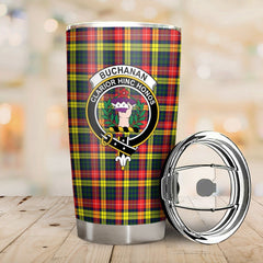 Clan Buchanan Modern Tartan Crest Tumbler WQ69 Clan Buchanan Tartan Today