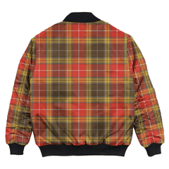 Clan Buchanan Old Set Weathered Tartan Bomber Jacket LK56 Buchanan Old Set Weathered Tartan Tartan Bomber Jacket