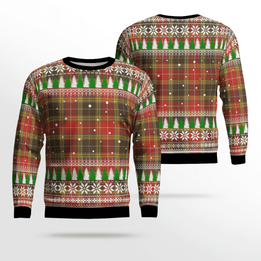 Clan Buchanan Old Set Weathered Tartan Christmas Ugly Sweater MP84 Buchanan Old Set Weathered Tartan Tartan Ugly Sweater