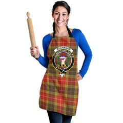 Clan Buchanan Old Set Weathered Tartan Crest Apron RW31 Clan Buchanan Tartan Today