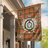 Clan Buchanan Old Set Weathered Tartan Crest Garden Flag - Celtic Thistle YY62 Clan Buchanan Tartan Today