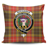 Clan Buchanan Old Set Weathered Tartan Crest Pillow Cover AJ35 Clan Buchanan Tartan Today