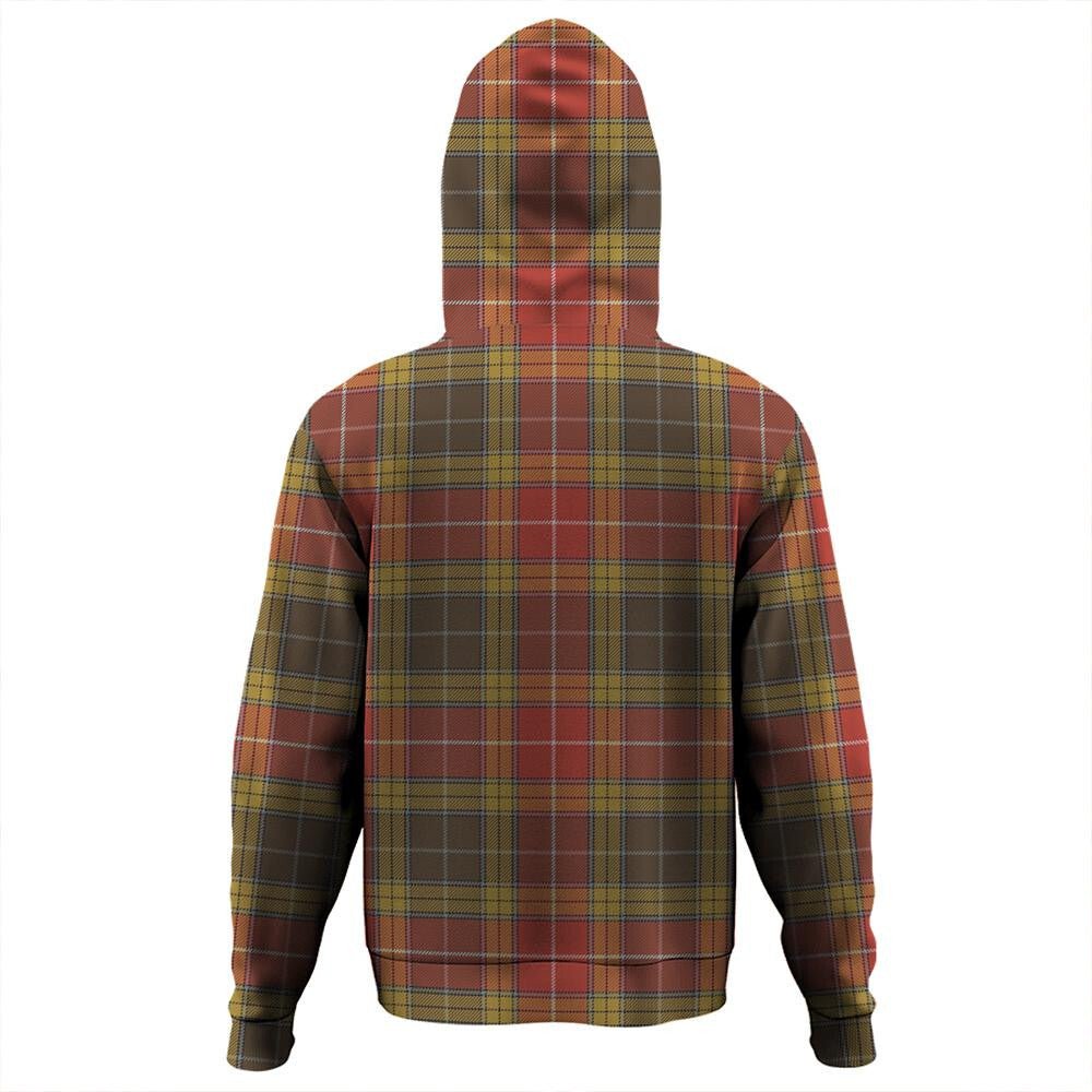 Clan Buchanan Old Set Weathered Tartan Hoodie Crest LYNRY2DM-1 Buchanan Old Set Weathered Tartan Hoodies