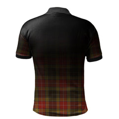 Clan Buchanan Old Set Weathered Tartan Polo Shirt - Alba Celtic Style WC64 Buchanan Old Set Weathered Tartan Tartan Polo