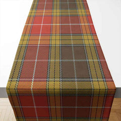Clan Buchanan Old Set Weathered Tartan Table Runner Cotton VP97 Buchanan Old Set Weathered Tartan Tartan Table Runner