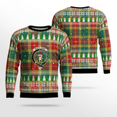 Clan Buchanan Old Sett Crest Tartan Christmas Ugly Sweater PE46 Buchanan Old Sett Crest Tartan Tartan Ugly Sweater