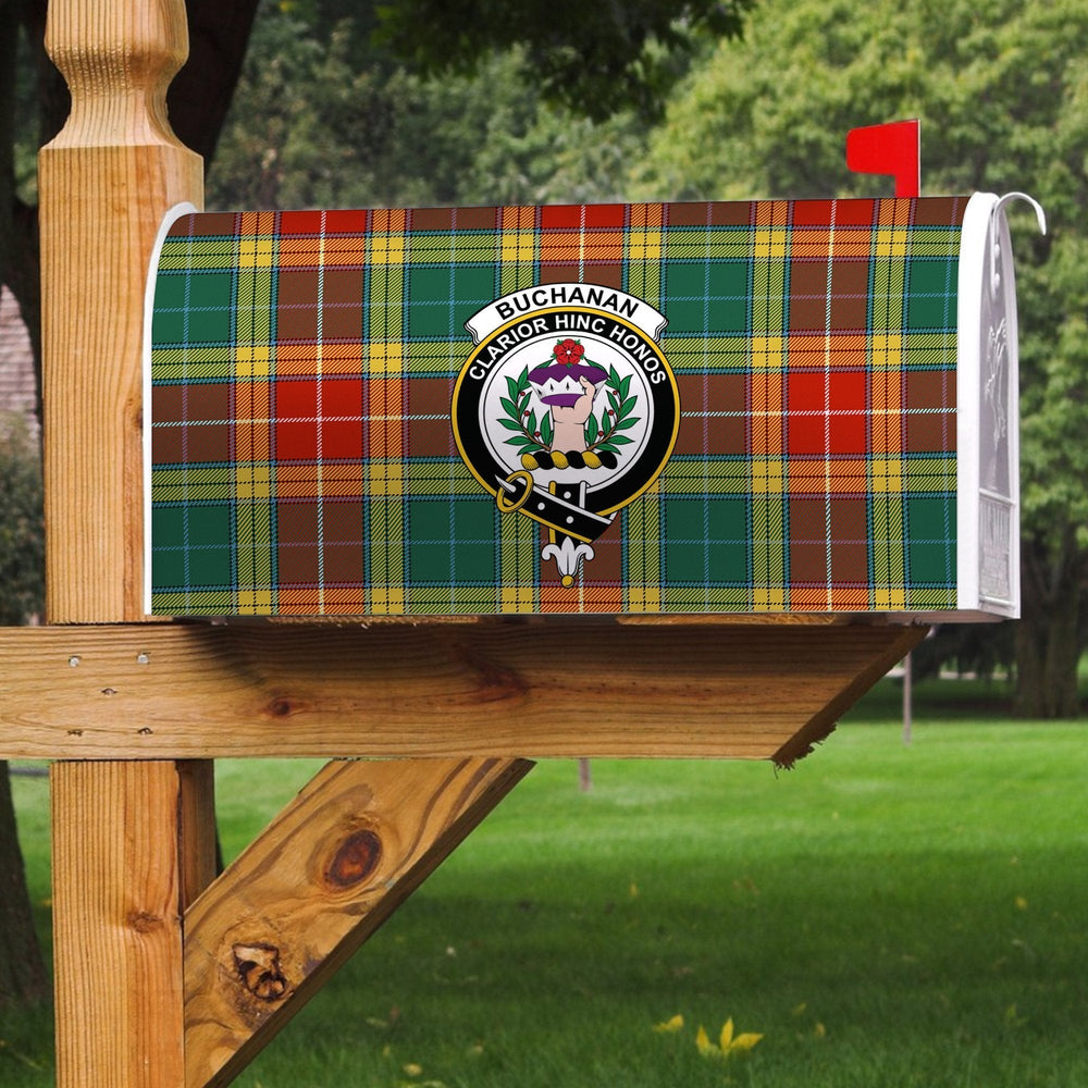 Clan Buchanan Old Sett Tartan Crest Mailbox HP61 Clan Buchanan Tartan Today