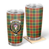 Clan Buchanan Old Sett Tartan Crest Tumbler YJ72 Clan Buchanan Tartan Today