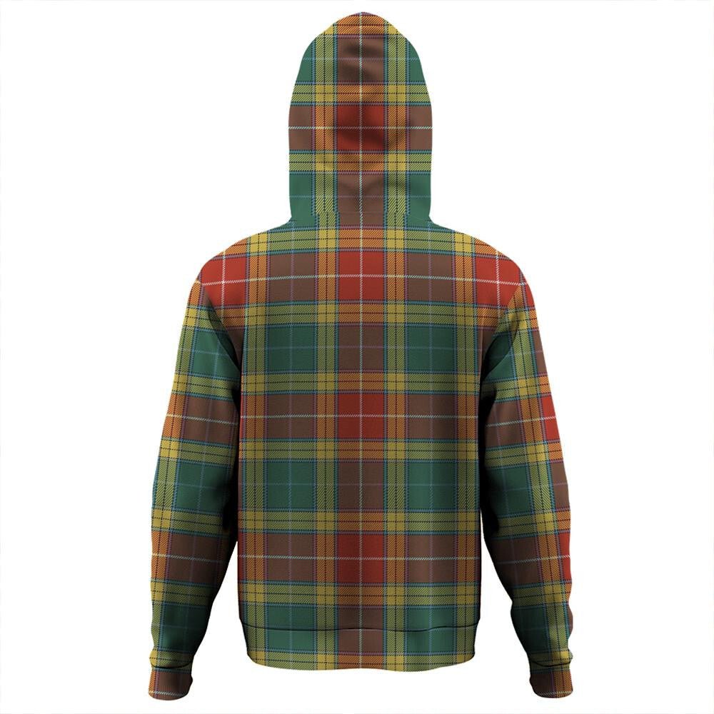 Clan Buchanan Old Sett Tartan Hoodie Crest 1RGQNIQD-1 Buchanan Old Sett Tartan Hoodies