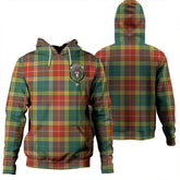 Clan Buchanan Old Sett Tartan Hoodie Crest 1RGQNIQD-1 Buchanan Old Sett Tartan Hoodies
