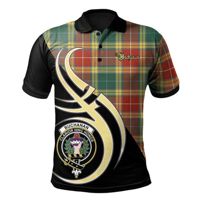 Clan Buchanan Old Sett Tartan Polo Shirt - Believe In Me Style