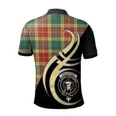 Clan Buchanan Old Sett Tartan Polo Shirt - Believe In Me Style TU74 Buchanan Old Sett Tartan Tartan Polo