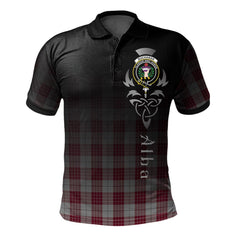 Clan Buchanan Tartan Polo Shirt - Alba Celtic Style SB46 Buchanan Tartan Tartan Polo