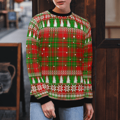 Clan Burnett Ancient Tartan Christmas Ugly Sweater XP17 Burnett Ancient Tartan Tartan Ugly Sweater