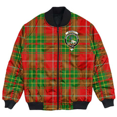 Clan Burnett Ancient Tartan Crest Bomber Jacket BV99 Burnett Ancient Tartan Tartan Bomber Jacket