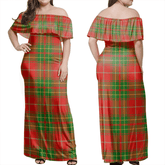 Clan Burnett Ancient Tartan Hawaii Dress ZH44 Clan Burnett Tartan Hawaii Dress