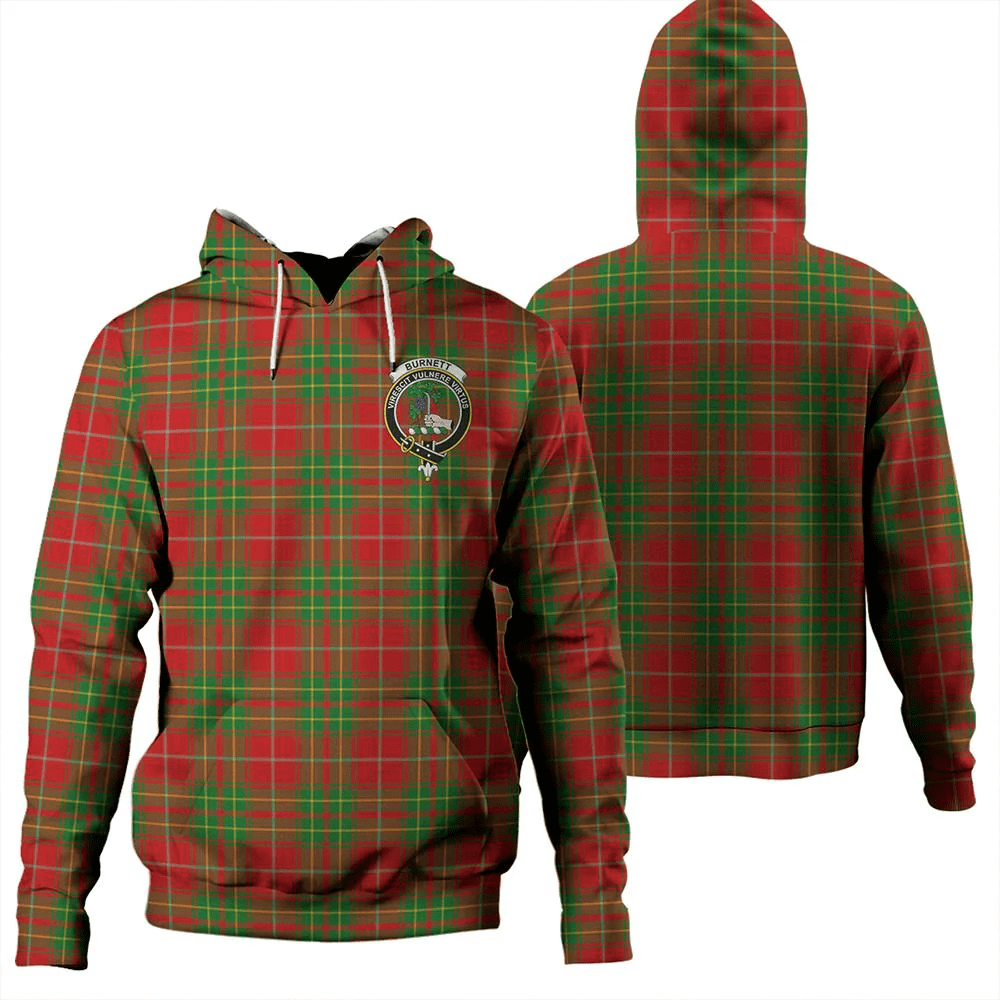 Clan Burnett Ancient Tartan Hoodie Crest KVNAQXWK-1 Burnett Ancient Tartan Hoodies