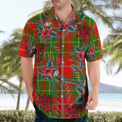 Clan Burnett Ancient Tartan Scottish Lion Hawaiian Shirt ED81 Burnett Ancient Tartan Tartan Hawaii Shirt