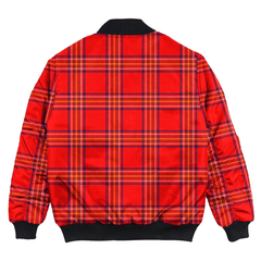 Clan Burnett Modern Tartan Clan Bomber Jacket GJ84 Burnett Modern Tartan Tartan Bomber Jacket