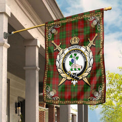 Clan Burnett Tartan Crest Garden Flag - Celtic Thistle AV41 Clan Burnett Tartan Today