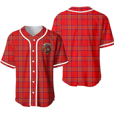 Clan Burnett Tartan Unisex Baseball Jersey