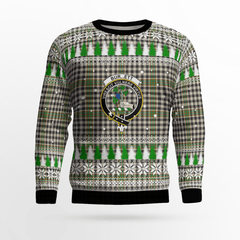 Clan Burns Check Crest Tartan Christmas Ugly Sweater JA35 Burns Check Crest Tartan Tartan Ugly Sweater