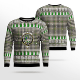 Clan Burns Check Crest Tartan Christmas Ugly Sweater JA35 Burns Check Crest Tartan Tartan Ugly Sweater