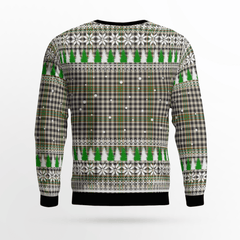 Clan Burns Check Crest Tartan Christmas Ugly Sweater JA35 Burns Check Crest Tartan Tartan Ugly Sweater