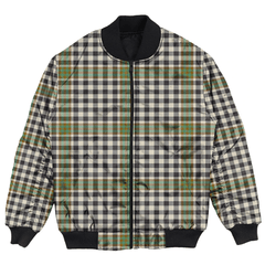Clan Burns Check Tartan Bomber Jacket QI63 Burns Check Tartan Tartan Bomber Jacket