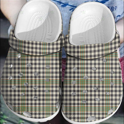 Clan Burns Check Tartan Clogs Classic VT13