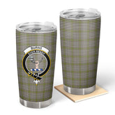 Clan Burns Check Tartan Crest Tumbler NP17 Clan Burns Tartan Today