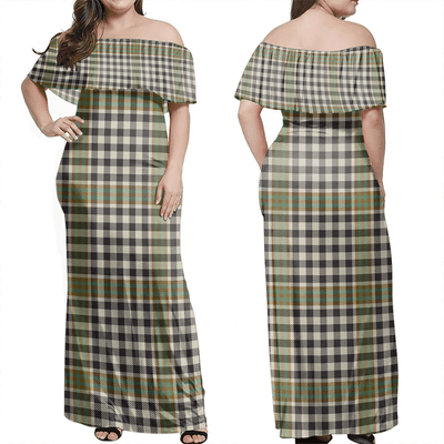 Clan Burns Check Tartan Hawaii Dress