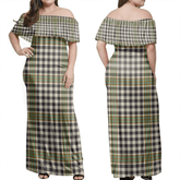 Clan Burns Check Tartan Hawaii Dress BI77 Clan Burns Tartan Hawaii Dress