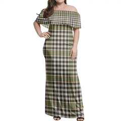Clan Burns Check Tartan Hawaii Dress BI77 Clan Burns Tartan Hawaii Dress