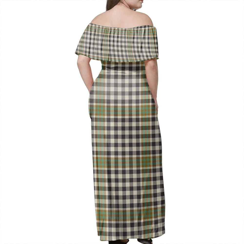 Clan Burns Check Tartan Hawaii Dress BI77 Clan Burns Tartan Hawaii Dress