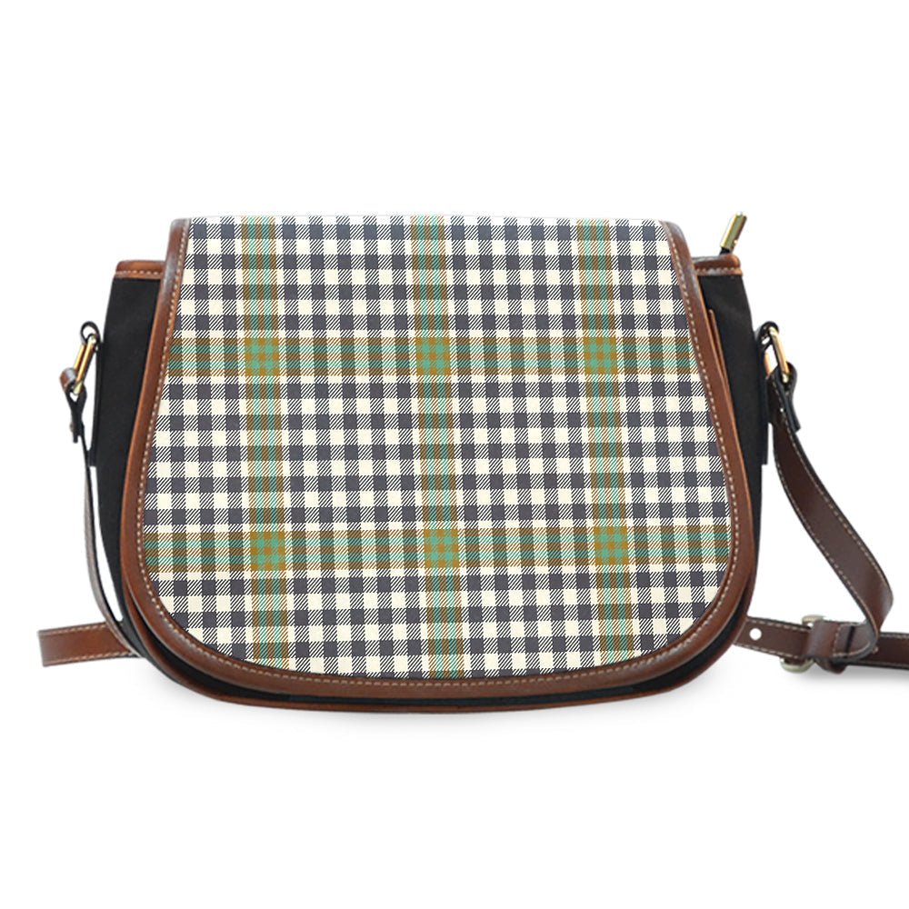 Clan Burns Check Tartan Saddle Handbags PZ44 Clan Burns Tartan Today