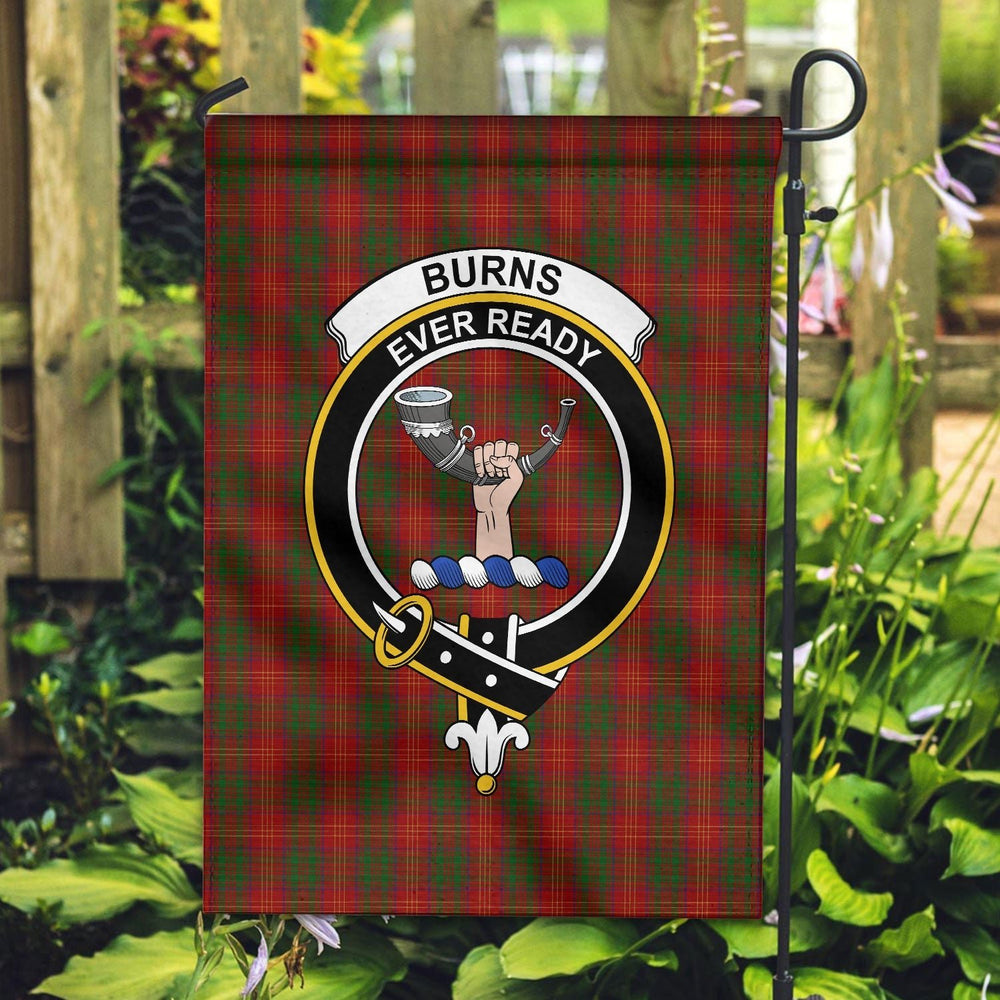 Clan Burns Tartan Crest Garden Flag FV52 Clan Burns Tartan Today